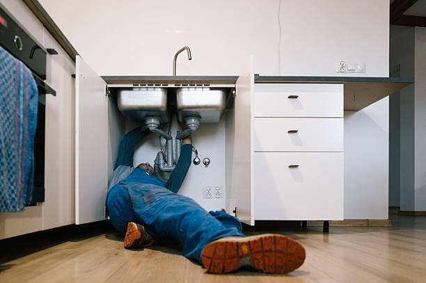 Professional Drain Cleaning technician working in Randolph, OH